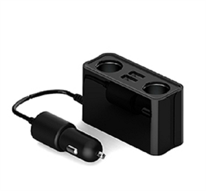 Picture of Car Cigarette Lighter Power Socket Charger Adapter Dual USB Port