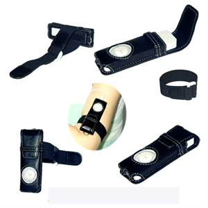 Show details for FirstSing  Shuffle008   leather case with armband  for  IPOD  shuffle Picture of FirstSing  Shuffle008   leather case with armband  for  IPOD  shuffle