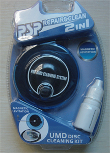 FirstSing  PSP060  UMD Disc Cleaning 2 in 1 kit  for  PSP