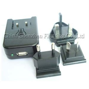 FirstSing  IPOD078 USB Travel Charger (International Travel Charger)