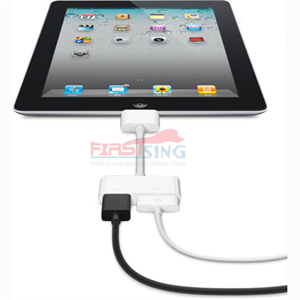 Show details for FirstSing FS00098 for iPad1/2 Digital AV Adapter Mirroring Function Picture of FirstSing FS00098 for iPad1/2 Digital AV Adapter Mirroring Function
