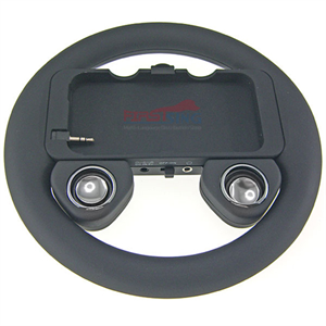 Show details for Firstsing FS09062 Steering Wheel with Speaker for iPhone 4 Picture of Firstsing FS09062 Steering Wheel with Speaker for iPhone 4