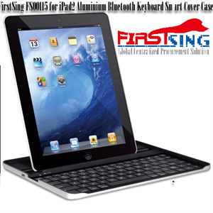 Show details for FirstSing FS00115 for iPad 2 Aluminium Bluetooth Keyboard Smart Cover Case Picture of FirstSing FS00115 for iPad 2 Aluminium Bluetooth Keyboard Smart Cover Case