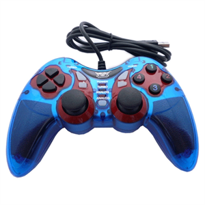 Show details for FirstSing FS10038 Dual-Shock USB Joypad Controller Gamepad for PC (Red + Blue) Picture of FirstSing FS10038 Dual-Shock USB Joypad Controller Gamepad for PC (Red + Blue)