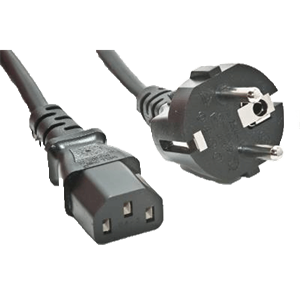 Show details for FirstSing FS33006 European Power Cable C13 Connector To Type F Male 1.8M Picture of FirstSing FS33006 European Power Cable C13 Connector To Type F Male 1.8M
