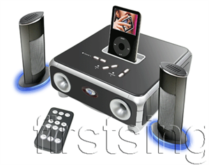 Show details for FirstSing  IPOD062  2.1 Hi-Fi Power Stereo Sound System With Remote Control Picture of FirstSing  IPOD062  2.1 Hi-Fi Power Stereo Sound System With Remote Control