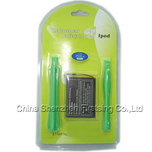 Agrandir l'image de FirstSing  FS09099  900mAh Battery  for  Apple Ipod  4G Image de FirstSing  FS09099  900mAh Battery  for  Apple Ipod  4G