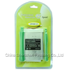 Show details for FirstSing  FS09100   2200mAh Battery  for  Apple Ipod  2G Picture of FirstSing  FS09100   2200mAh Battery  for  Apple Ipod  2G