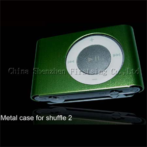 Picture of FirstSing  FS09112   Metal Case (Green)   for  iPod  Shuffle  2nd