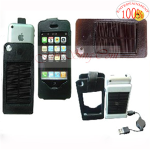 Show details for FirstSing FS21123 Solar Leather Charger Case for iPhone Picture of FirstSing FS21123 Solar Leather Charger Case for iPhone