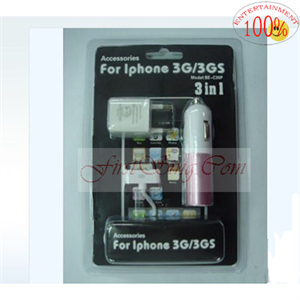Show details for FirstSing FS27045 for iPhone 3G/3GS 3 in1 Charger Picture of FirstSing FS27045 for iPhone 3G/3GS 3 in1 Charger