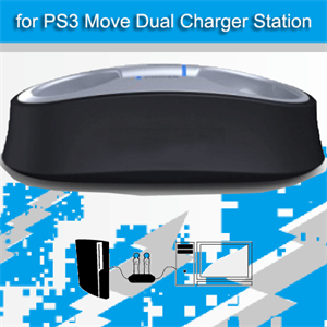Show details for FirstSing FS18116 for PS3 Move Dual Charger Station Picture of FirstSing FS18116 for PS3 Move Dual Charger Station