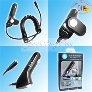 Show details for FirstSing FS09042 for iPhone 4G Car Charger with USB Port Picture of FirstSing FS09042 for iPhone 4G Car Charger with USB Port