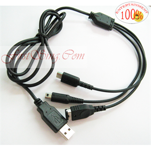 Show details for FirstSing FS25035 3in1 Usb Charge Cable NDSi/NDSL/NDS/GBA SP Picture of FirstSing FS25035 3in1 Usb Charge Cable NDSi/NDSL/NDS/GBA SP