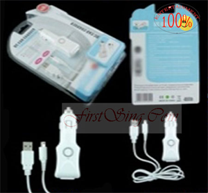 Показать информацию о Firstsing FS25060 DC Car Charger with USB Cable for NDSi Изображение Firstsing FS25060 DC Car Charger with USB Cable for NDSi