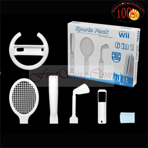 Show details for Firstsing FS19162 6 In 1 Sports Pack For Wii Picture of Firstsing FS19162 6 In 1 Sports Pack For Wii