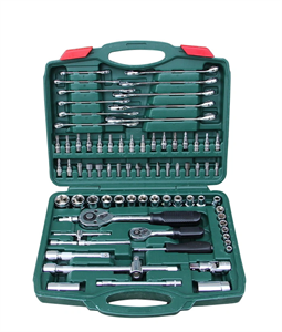 Show details for Car tool set in a suitcase, 78 pieces Picture of Car tool set in a suitcase, 78 pieces