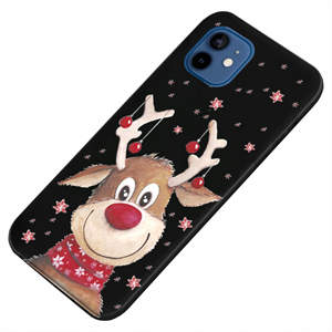 Show details for Christmas Silicone Bumper Case for iPhone 12 mini Cute Xmas Gift Present Back Cover Picture of Christmas Silicone Bumper Case for iPhone 12 mini Cute Xmas Gift Present Back Cover