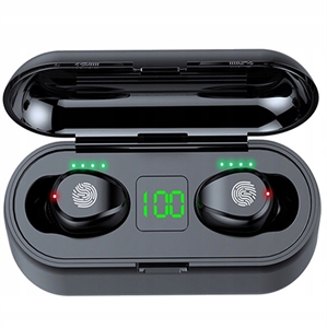 Picture of SŁUCHAWKI BEZPRZEWODOWE TWS  DOTYKOWE POWERBANK 2000 mAh.