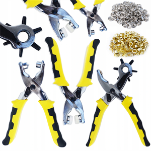 Показать информацию о 128 Piece Eyes Rivet Punch Pliers Set Изображение 128 Piece Eyes Rivet Punch Pliers Set