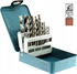 Image de 18 Piece Drills for Metal Wood Stone