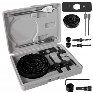 Image de 16 Piece Hole Saw for Wood Cutters 19mm and 127mm