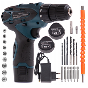 Show details for Cordless Drill 18V Set Picture of Cordless Drill 18V Set