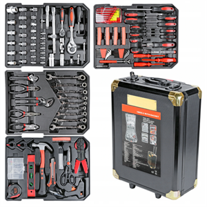 Image de Toolbox 186 Pieces in Chrome Vanadium Steel and Trolley