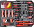 Image de Toolbox 186 Pieces in Chrome Vanadium Steel and Trolley