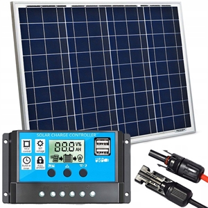 Solar Panel 50W 12V Solar Battery Regulator