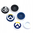 Image de Overlay silicone rubber pads for PS5 Skull 2 Pcs