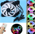 Picture of 5X 120MM RGB LED PC Fan Cooling Fan