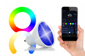 Picture of Smart LED Bulb 5,5W 400lm WW-CW + RGB Wi-Fi TUYA