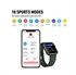 Picture of Multifunctional Smart Watch Sports Tracker IP68 Waterproof DIY screen fitness tracker and music controlled sleep tracker