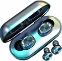 Image de IPX7 Waterproof BT5.0 TWS Wireless Headphones with 300mAh Powerbank