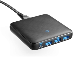 Show details for Ultra Thin USB-C Charger 65W 4 Port Picture of Ultra Thin USB-C Charger 65W 4 Port