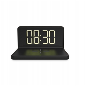 Picture of QI Wireless Charger Clock Alarm LCD USB