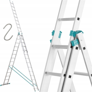 Picture of Ladder Aluminum 3x14 Strong 10.90m