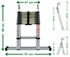 Picture of Articulated Telescopic Ladder 5m