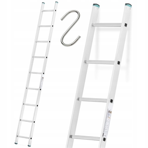 Image de Leaning Aluminum Ladder 1x9 - 2.56m