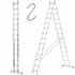 Ladder 2x14 Stepped Aluminum Painting Ladder