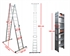 Professional Articulated Ladder 4x6, 684 CM