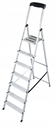 Image de Aluminum Ladder 1x7 3.50m with Shelf