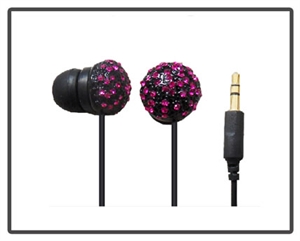 Show details for Crystals Earphones Picture of Crystals Earphones