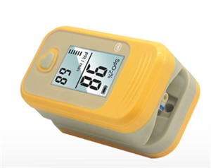 Picture of Bluetooth Finger Pulse Oximeter Portable Fingertip Pulse Oximetry Finger Clip SPO2 PR Small OLED Display Blood Oxygen 