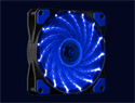 Image de 120mm 15 LED 1500 RPM Case Fan with Rubber Pads