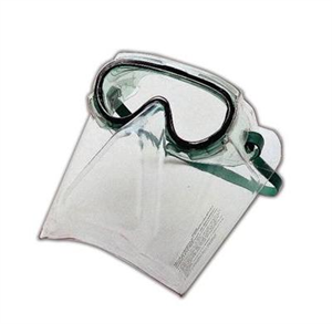Show details for Firstsing Universal Clear Polycarbonate Safety MonoShield with Goggle Picture of Firstsing Universal Clear Polycarbonate Safety MonoShield with Goggle