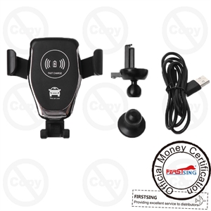 Agrandir l'image de Firstsing Qi Wireless Charger Car Mount Air Vent Bracket Holder 10W Fast Charging for iPhone Samsung Sony Universal Car Bracket Image de Firstsing Qi Wireless Charger Car Mount Air Vent Bracket Holder 10W Fast Charging for iPhone Samsung Sony Universal Car Bracket