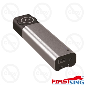 Show details for Firstsing Portable 5200mAh Power Bank Charger with Interchangeable Magnetic Wireless Charging Module for Apple Watch iPhone Android Smartphone Picture of Firstsing Portable 5200mAh Power Bank Charger with Interchangeable Magnetic Wireless Charging Module for Apple Watch iPhone Android Smartphone