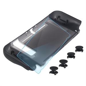 Show details for Firstsing Protective Case Thumbstick Covers Screen Protective Film for Nintendo Switch Game Console Picture of Firstsing Protective Case Thumbstick Covers Screen Protective Film for Nintendo Switch Game Console